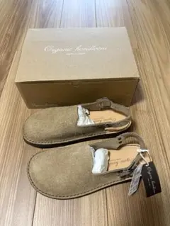 オーガニックハンドルーム レディースサンダル スウェード 日本製 24.0センチ