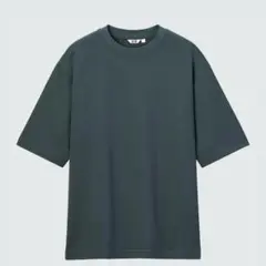 UNIQLO U Tシャツ エアリズムコットンオーバーサイズTシャツ 5分袖 L