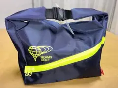 BEAMS GOLF ラウンドポーチ　カートバック　グレー×ネオンカラーのサムネイル