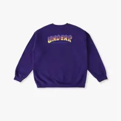 thrasher x under r ロゴプリント 紫 スウェット