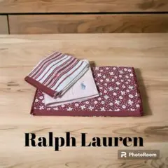 【FS0004】ラルフローレン　ウォッシュ/フェイスタオル3枚セット　新品未使用