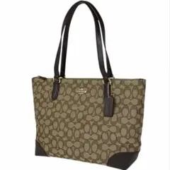 美品】COACH シグネチャートートバッグ ブラウン F78608 - メルカリ