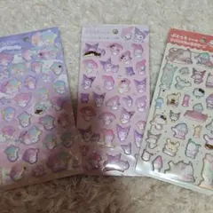 ぷくっとシール マイメロ クロミ リトルツインスターズサンリオキャラクターズ