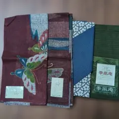 和柄ハンカチ　4枚セット