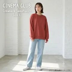 CINEMA CLUB ハニーズ スウェット トレーナー L ピンク系 無地のサムネイル