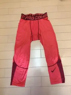 Nike Pro Combat トレーニングパンツ オレンジ　Mサイズ