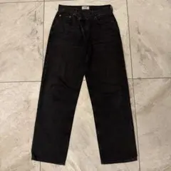 ストレートデニム26ブラック