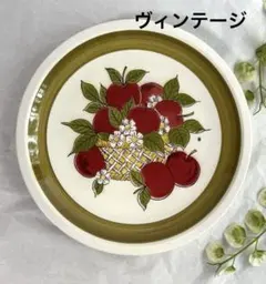 1970年代ヴィンテージ MIKASA ストーンウェア プレート当時物 希少のサムネイル