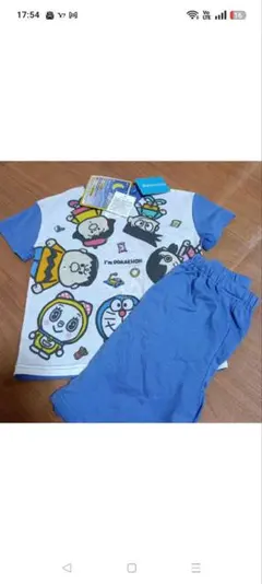 キッズ　蓄光　光るパジャマ　ドラえもん　120のサムネイル