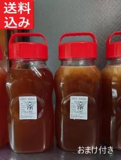 リピータ多数　プロが絞った味わいのある国産百花蜜　梅酒瓶入り2.5㌔　おまけ付のサムネイル