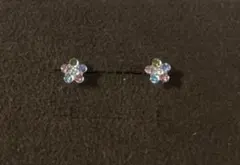 ボディーピアス　シルバー　20G サージカルステンレス　マルチフラワー