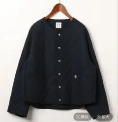 【ORCVAL(オーシバル) 】ノーカラーキルトジャケット