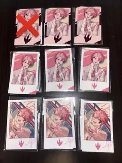 赤城ウェン 箔押しサイン入り 2nd anniversary チェキ風カード