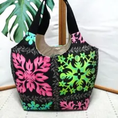 トートバッグ❤️ハワイキルト柄