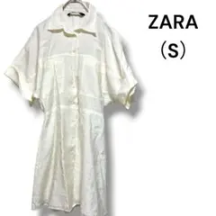 ZARA ザラ シャツワンピース 半袖 ワンピース