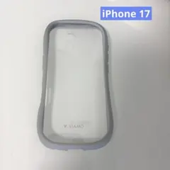 美品　iPhone 17用 VIAMO ケース ライトグレー