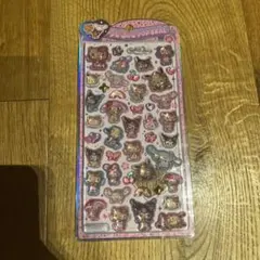 正規品　日焼けキティ　うるちゅるポップシール