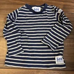Lee ネイビー/ホワイトストライプ 長袖カットソー