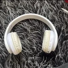 ワイヤレスヘッドホン Bluetoothヘッドホン ホワイト