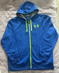 あつ様専用UNDERARMOUR フルジップアップパーカー ブルー XL