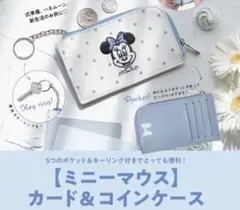 ゼクシィ2026年1月付録 ミニーマウス カード＆コインケース