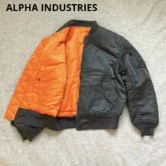 ALPHA INDUSTRIESリバーシブル MA-1 フライトジャケット L