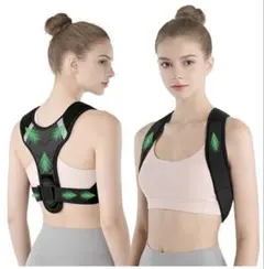 姿勢サポーター 背中サポーター 巻き肩 背筋ベルト 猫背ベルト 男女兼用　443