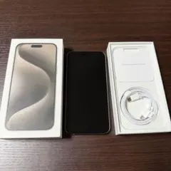 【SIMフリー・美品・付属品完備】iPhone 15 Pro Max 256GB
