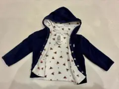 ラルフローレン　ネイビー フード付き トレーナー　18M