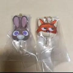 ディズニー ズートピア アイスキャンディー チャーム　ニック　ジュディ