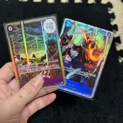 ワンピースカード op15-046サボ op15-078万雷