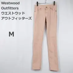 【ウエストウッドアウトフィッターズ】デニム スキニー ストレッチ 淡ピンク Mのサムネイル