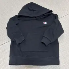 Champion ブラック パーカー トレーナー　フード付き　100