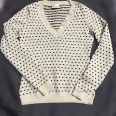 RED VALENTINO ドット柄 Vネックセーターのサムネイル