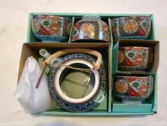 有田焼 両千窯 古伊万里 茶器 急須 湯呑 5客セット