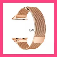 シャンパンゴールド★ アップルウォッチバンド ミラネーゼ Apple Watch