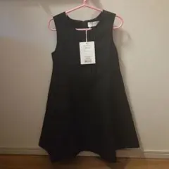 CHOPIN　ブラック ノースリーブ ワンピース 110cm