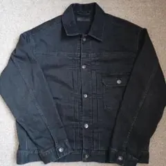 UNIQLO 1stタイプ 旧モデル ブラックデニムジャケット Lサイズ