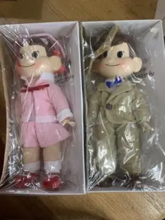 希少品　モダンなペコちゃん　ポコちゃん人形セット　非売品 不二家|モダンなペコちゃん、ポコちゃん人形セット|HARDOFFオフ