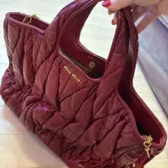 Miu Miu レッドトートバッグ