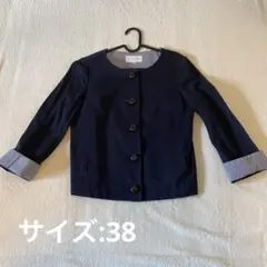 マッキントシュフィロソフィ ノーカラージャケット 38 ジャケット　春
