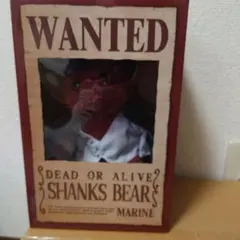 ONE PIECE FILM RED シャンクス ベア WANTED箱 新品