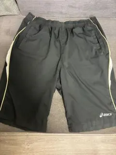 asics ランニングショーツ 黒