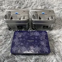 【非売品 缶セット】⭐︎Aujuaウインターコフレ日本製鉄 スタッキング 小物入れ