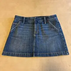 ★GAP ギャップ　デニムミニスカート　デニム　ミニ　ネイビー　S