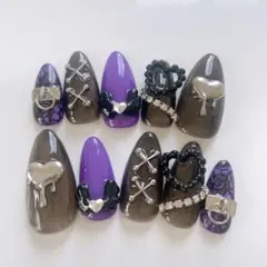 No13 地雷ネイルチップ♡量産型♡サブカル系