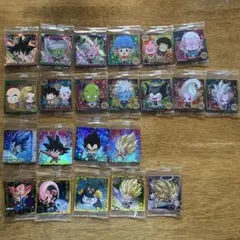 ドラゴンボール　超戦士シール ウエハース超　新たなる旅立ち　22枚セット