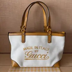 GUCCI　グッチクラフト　スクリプロゴトート