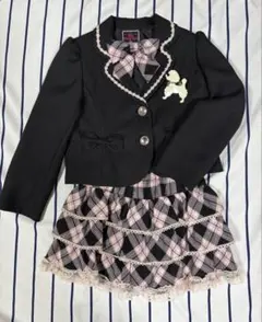 キッズフォーマル　4点セット120サイズ　入学式卒園式女の子　ブリングドール