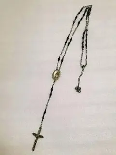 y2k，achieve、ホスト、十字架、グランジ♪ML／アンティーク風ロザリオ